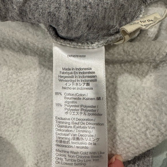 Madewell Heather Gray Crew Neck Sweatshirt - Picture 5 of 12